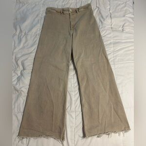 High wasted wide leg Zara pants